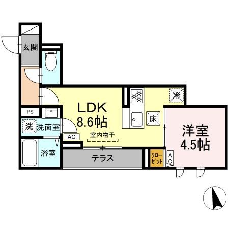 仮）D-ROOM八広６丁目 間取り
