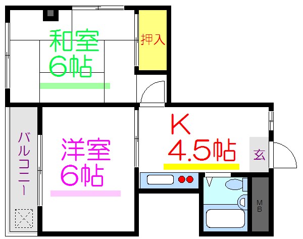 コーポ佐藤 間取り