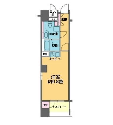 カスタリア銀座Ⅲ  間取り