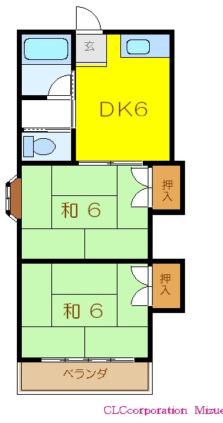 ファーストハイツ・アシダ A201号室 間取り