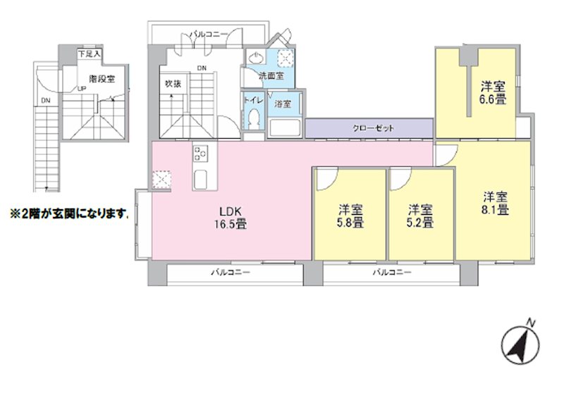 Allure 間取り
