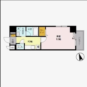ソシア西葛西 802号室 間取り