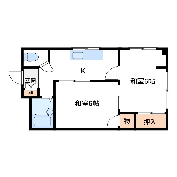 ハイツみつはし 間取り