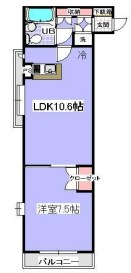 ローズマンション 101号室 間取り