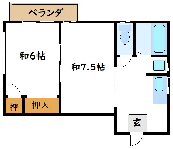 サンハイム    302号室 間取り