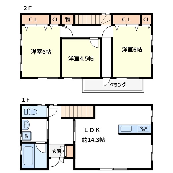 孫八貸家30 間取り