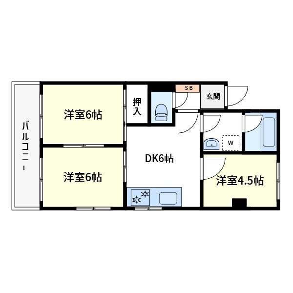 クレイドル新和 間取り