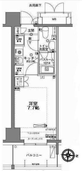 MFPRコート木場公園 間取り