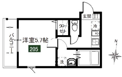 メルディア小菅1丁目 間取り