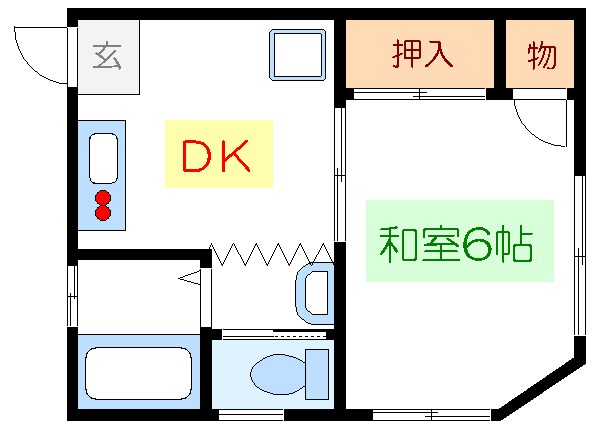 大木荘 間取り