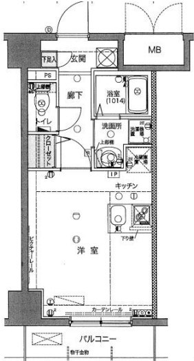 ＦＯＲＴＩＳ水天宮前  間取り図