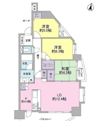 グランカーサ新小岩 間取り