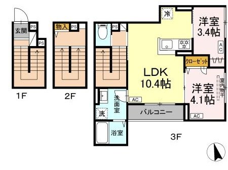 セレスティア堀切 間取り