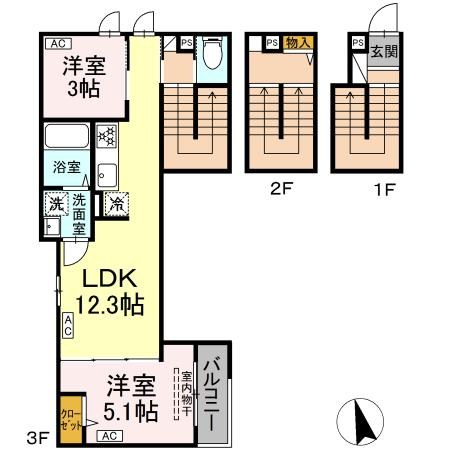 セレスティア堀切 間取り