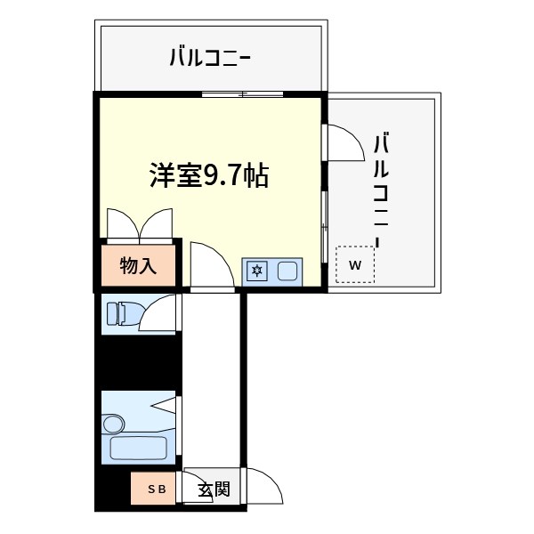 マムハイツ千駄木  間取り