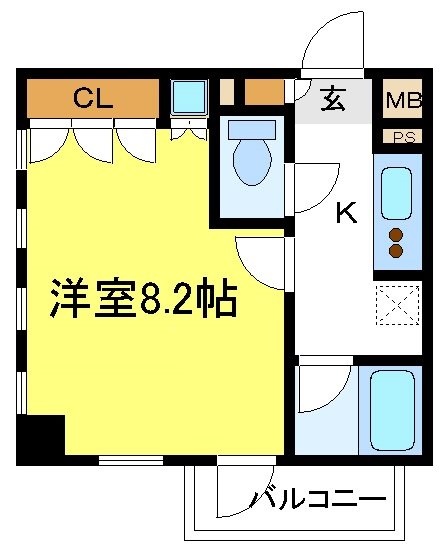 セントパレス王子  間取り
