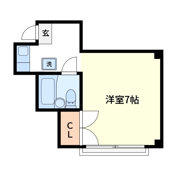 コーポハイブリッジ 間取り