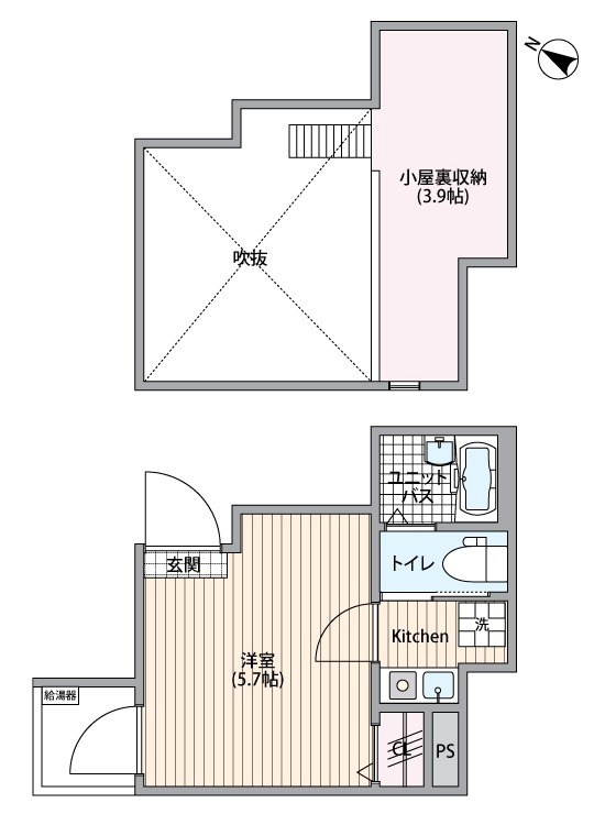 アーバングレイス五反野Ⅱ 間取り
