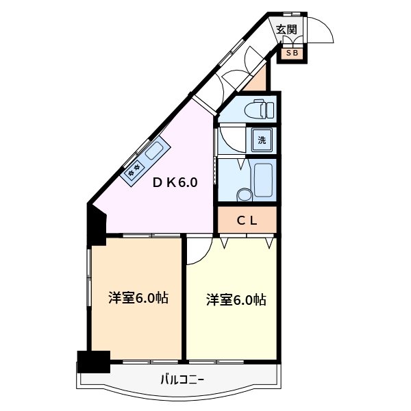 ロイヤルシオン苅部 間取り