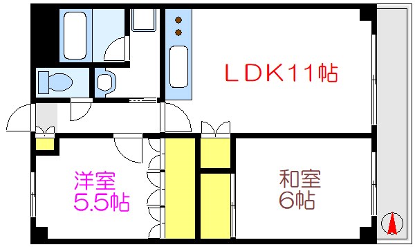 エバーグリーン   間取り