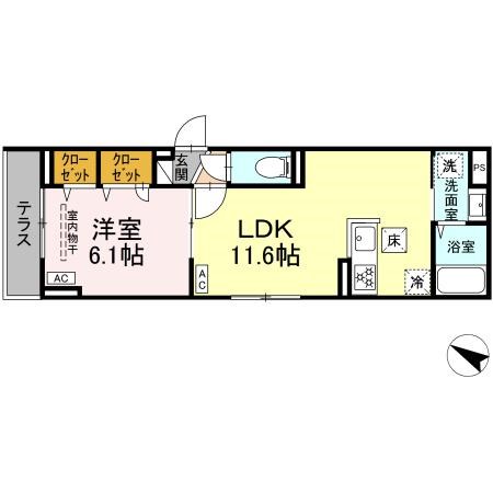 セレスティア新堀 間取り