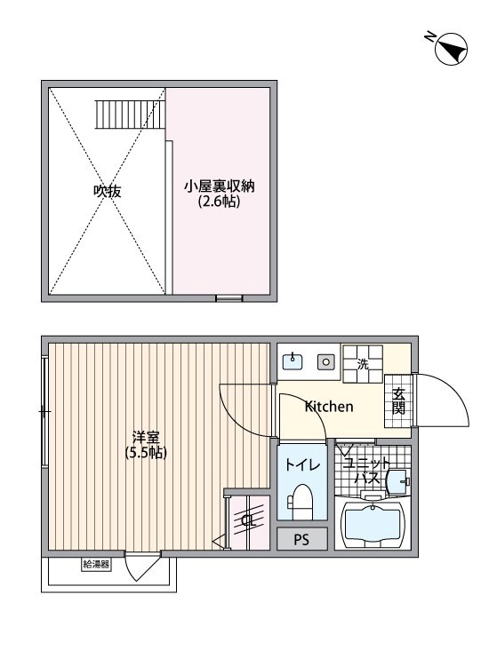 アーバングレイス五反野Ⅱ 間取り