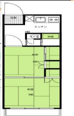 小倉第六マンション 間取り