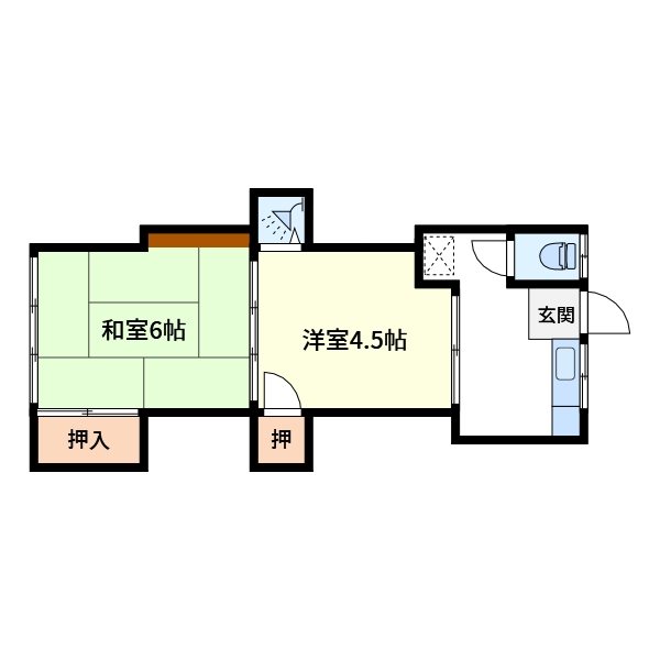 富士コーポ 間取り