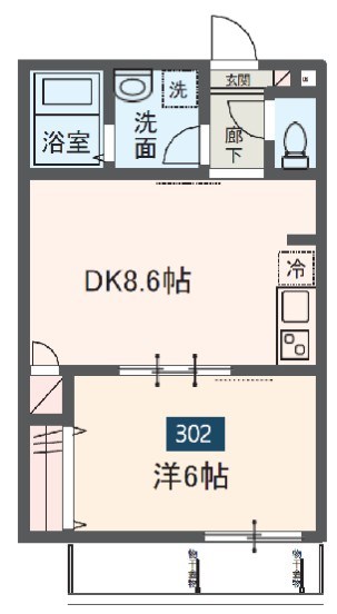 MELDIA北綾瀬Ⅳ 間取り