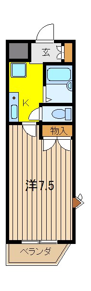カーサデエスペランサ 401号室 間取り