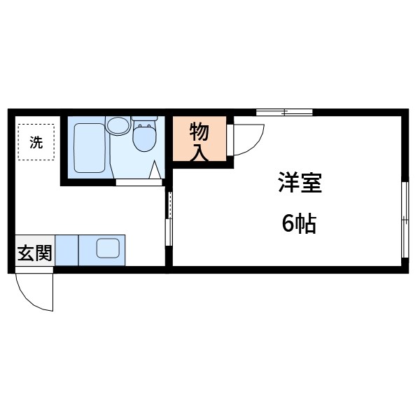 レユシール中里2 203号室 間取り