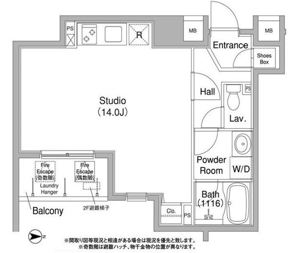 コンフォリア銀座EAST  間取り