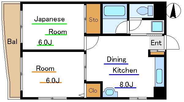 エステート奥戸 間取り