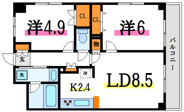 プレリヴィエール 間取り