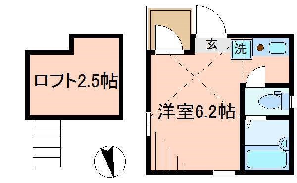 フラッツ田端 間取り