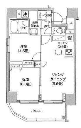 ルフレ リバーサイド町屋 間取り