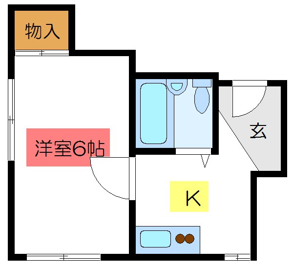 大杉マンション 間取り