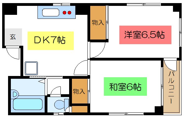 東豊マンション小岩 間取り