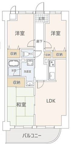 ラレーブ金町 間取り