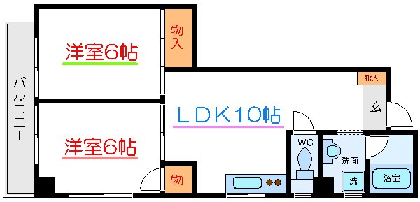 シャルマン　クロワール 間取り