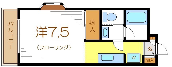 ソレイユフローラ１番館 間取り