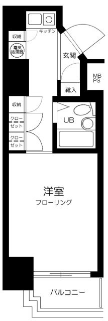 メインステージ王子駅前  間取り