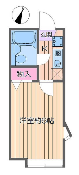 ベルドーラ一之江B 間取り