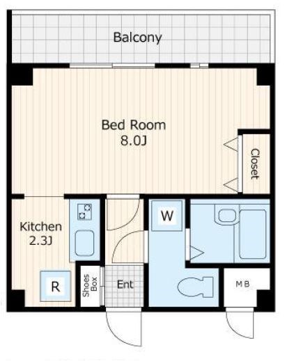 サンジュエル町屋 間取り