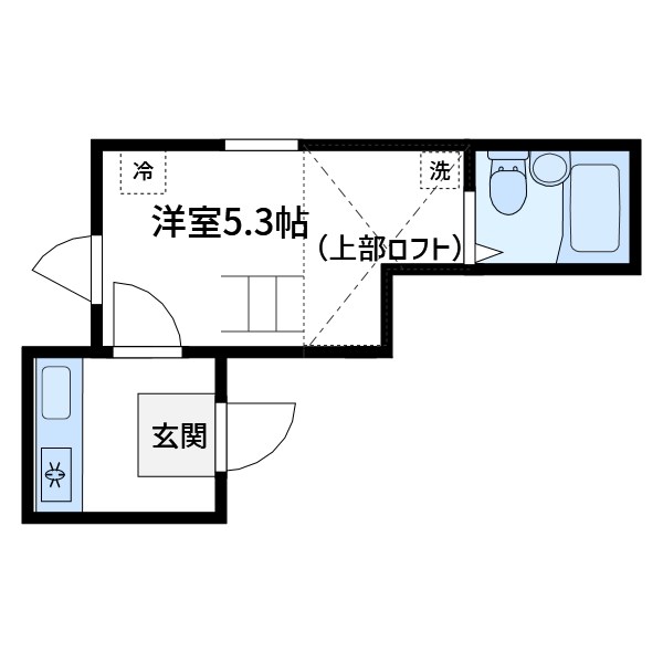 Run off field 間取り