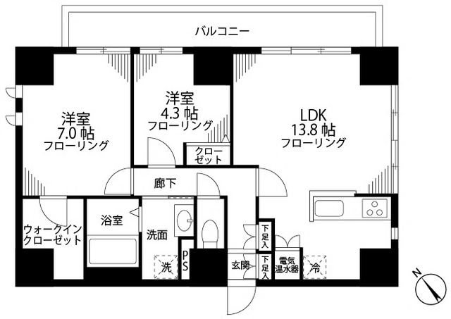 アサバＢ 間取り