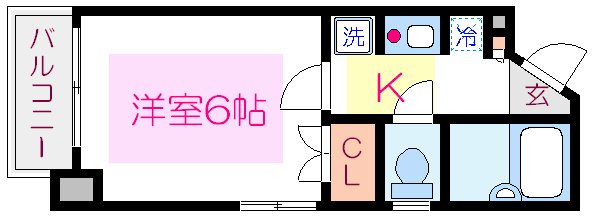 Ｍグランデ 402号室 間取り