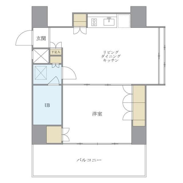 東京松屋ＵＮＩＴＹ 間取り