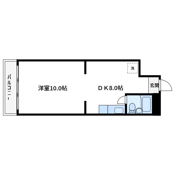 ウスダムコーヅ池之端ハイツ 間取り