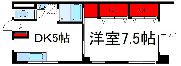 木戸坂ローヤルマンション 間取り